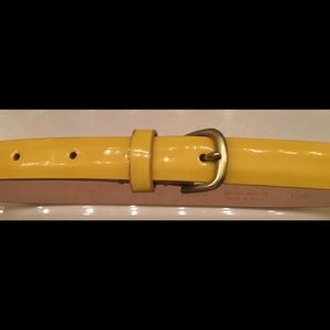 Like new! J. Crew skinny patent leather belt-Small